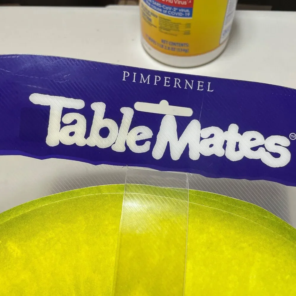 Pimpernel Tablemates Kiwi set‎ of 4 w/Coasters Durable Dishwasher Safe NEW